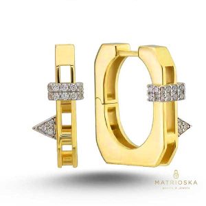 Сребърни обеци халки Luxia